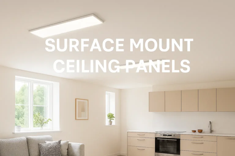 Surface mount LED Ceiling panels
